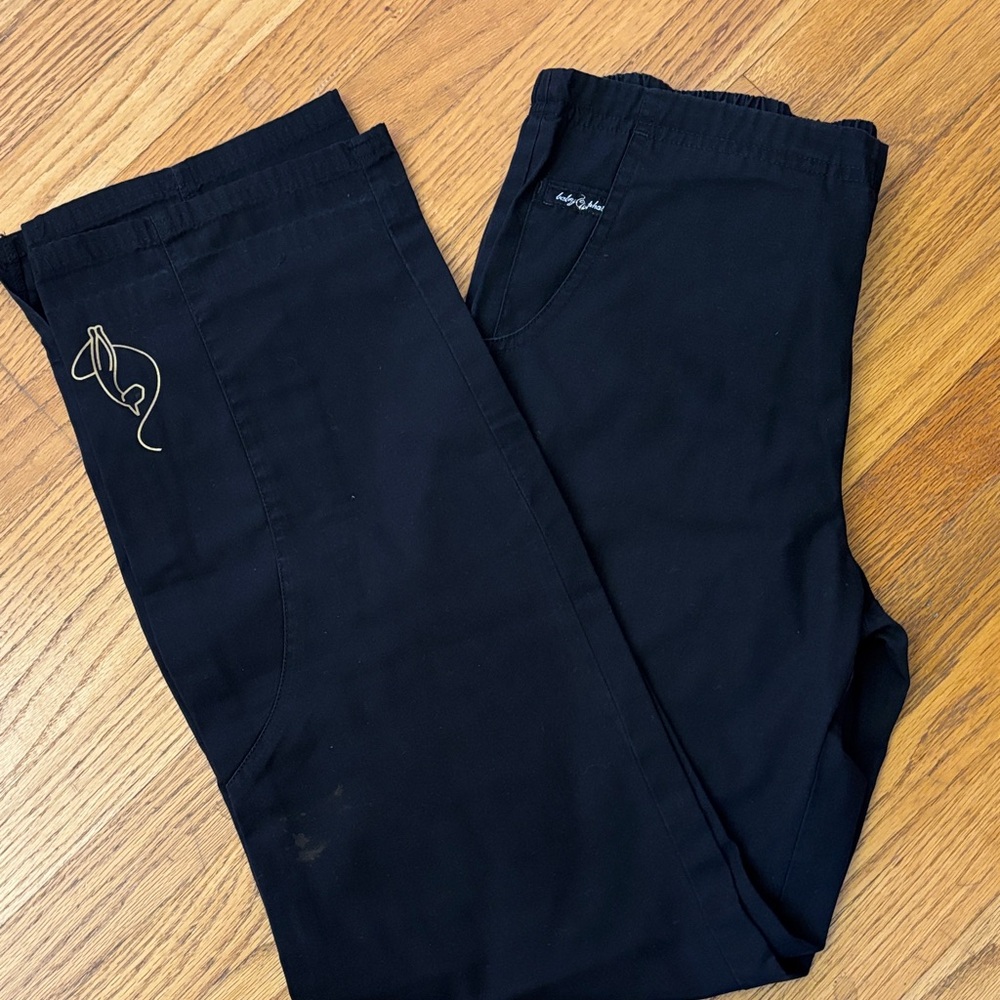 Baby Phat Black Chinos with Gold Detail